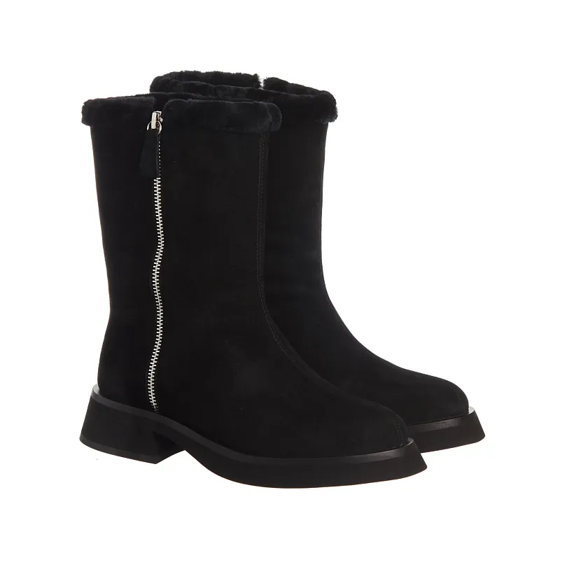 Купить Ботинки тепленные женские низкий каблук Россия 23195