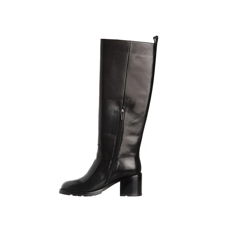 Купить Сапоги утепленные женские каблук Россия 23194