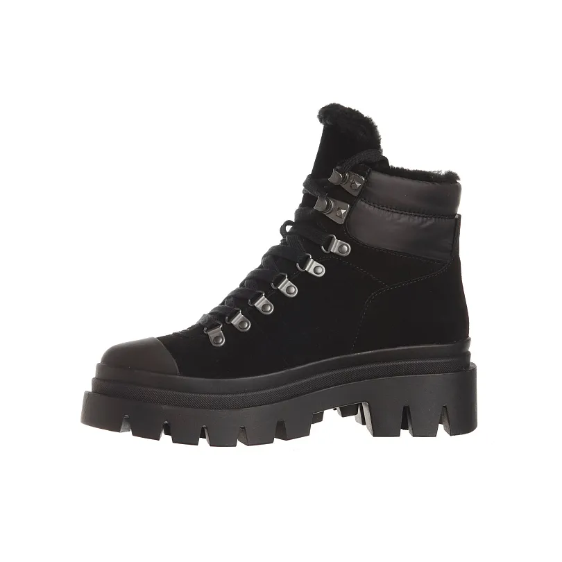 Купить Ботинки утепленные женские низкий каблук Россия 23333